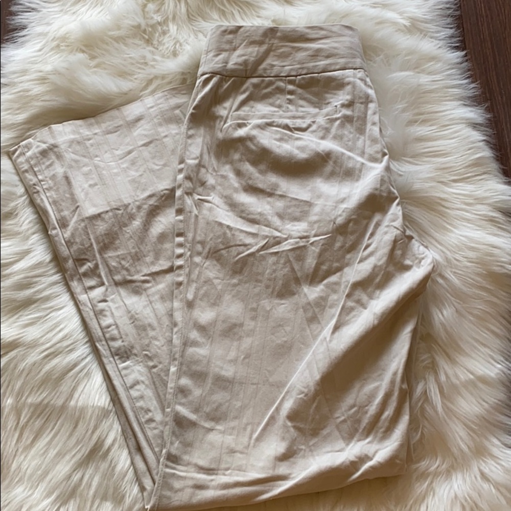 Banana republic white Harrison slacks size 6